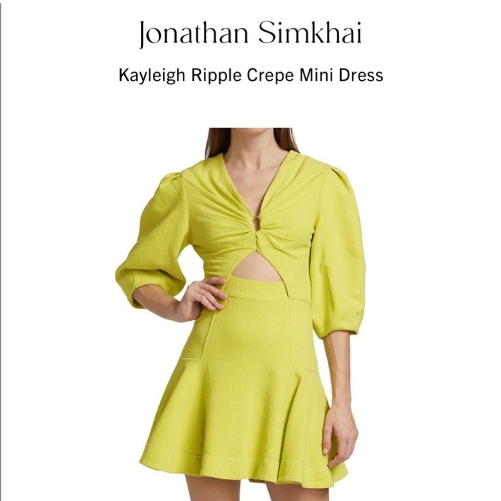 Jonathan simkhai Kayleigh crepe dress
